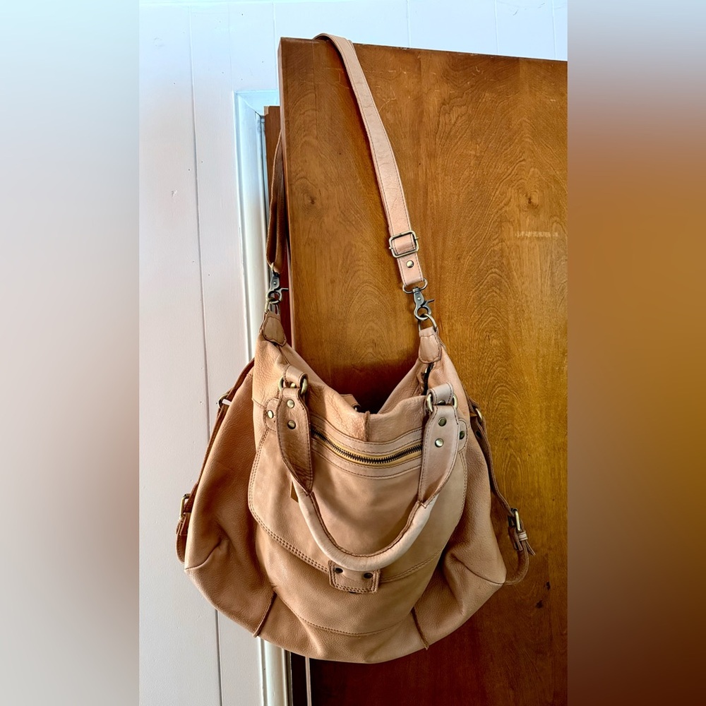 Anthropologie REAL Leather Shoulder Bag
